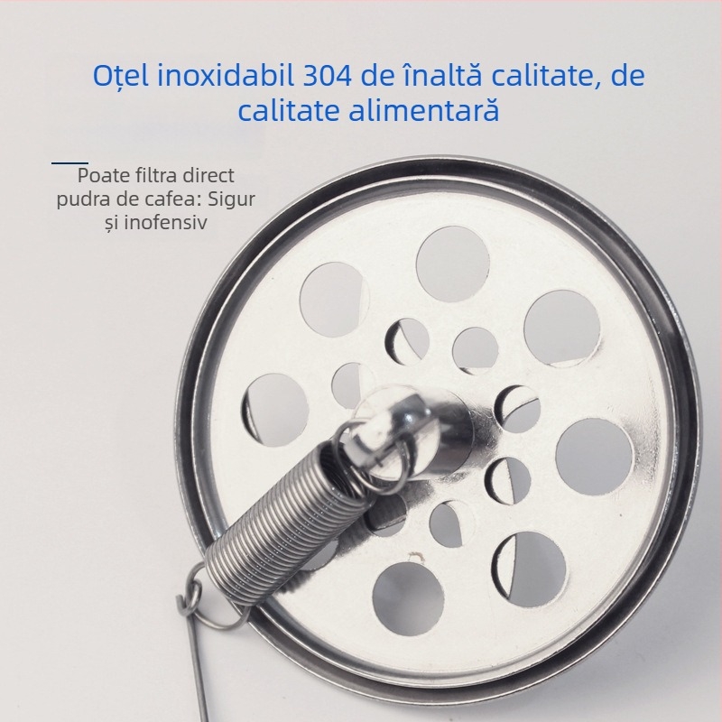 Filtru pentru sifon cafea din oțel inoxidabil, pânză/filtru de hârtie, 100 bucăți, universal