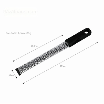Răzuitor multifuncțional pentru brânză și coajă de lămâie, răzuitor pentru ghimbir, tocat de usturoi, feliator de cartofi, răzuitor de ridichi, răzuitor de fructe
