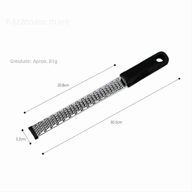 Răzuitor multifuncțional pentru brânză și coajă de lămâie, răzuitor pentru ghimbir, tocat de usturoi, feliator de cartofi, răzuitor de ridichi, răzuitor de fructe