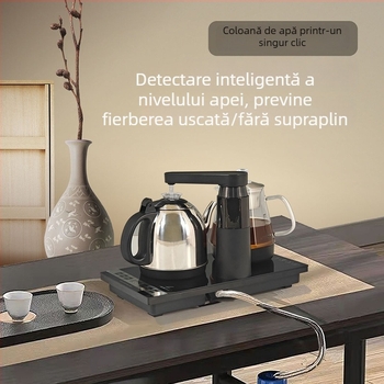 Ceainic electric inteligent, complet automat, cu alimentare cu apă și husă încorporată pentru masă de ceai acasă