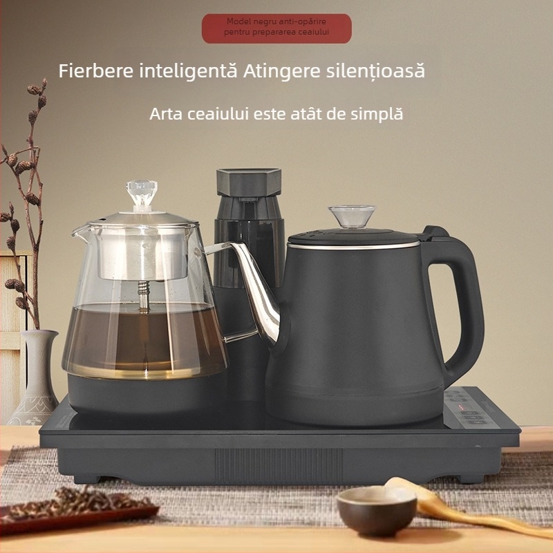 Ceainic electric inteligent, complet automat, cu alimentare cu apă și husă încorporată pentru masă de ceai acasă