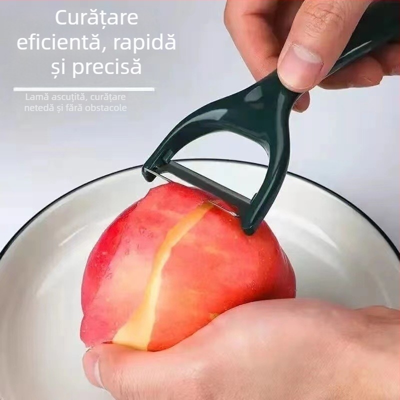 Decojitor în formă de Y din oțel inoxidabil pentru legume și fructe, decojit cartofi, ustensilă de bucătărie