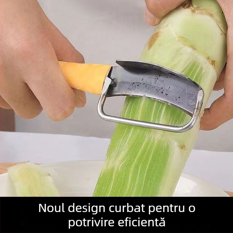 Curătător de legume din oțel inoxidabil – peeler multifuncțional pentru dovleac și pepene de iarnă
