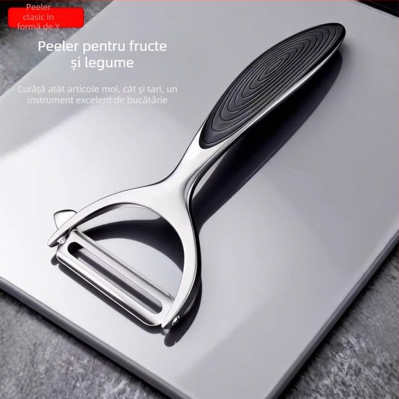 Curățător de cartofi din aliaj de zinc – multifuncțional, pentru cartofi, fructe și legume; răzuitor manual pentru bucătărie