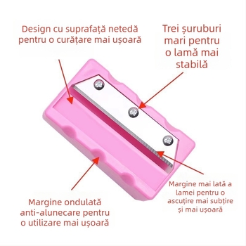 Instrument multifuncțional pentru feliat castraveți și aplicare mască facială – lamă ultra-subțire pentru îngrijirea pielii
