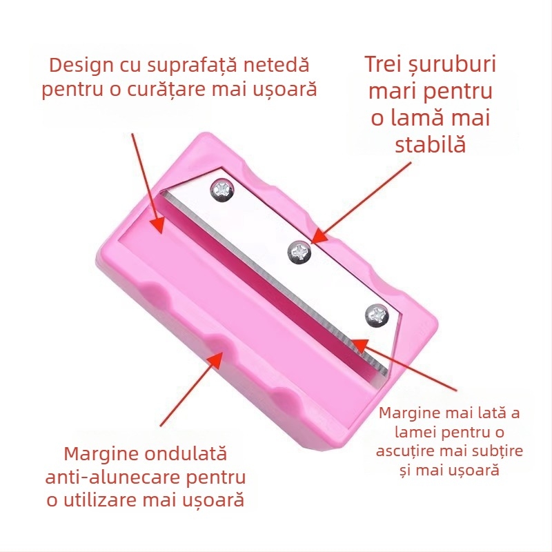 Instrument multifuncțional pentru feliat castraveți și aplicare mască facială – lamă ultra-subțire pentru îngrijirea pielii