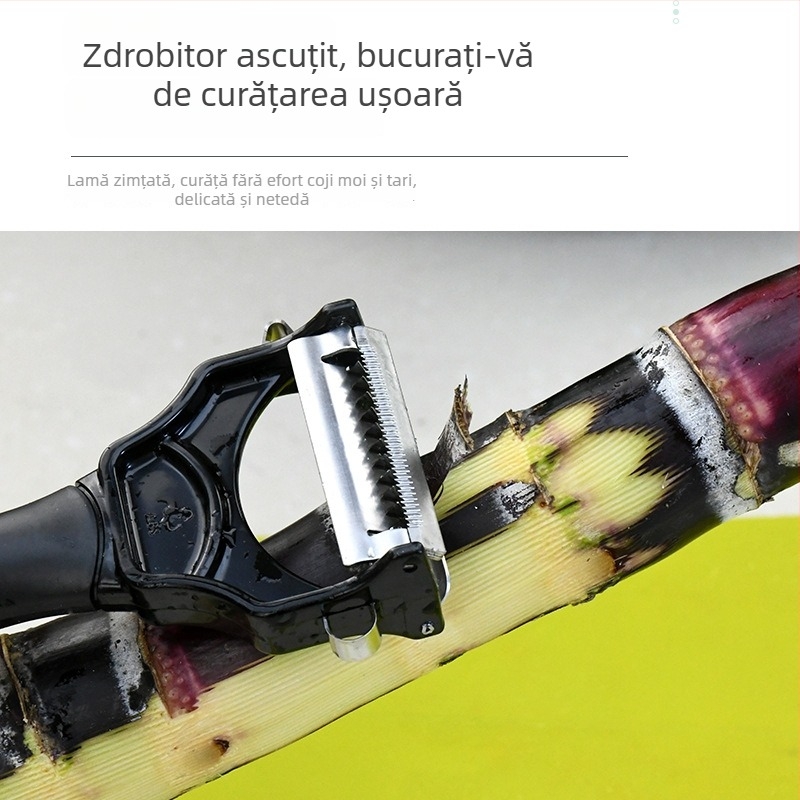 Descojitor din oțel inoxidabil 3 în 1, răzuitor și îndepărtător de ochi pentru fructe și legume, ustensilă de bucătărie
