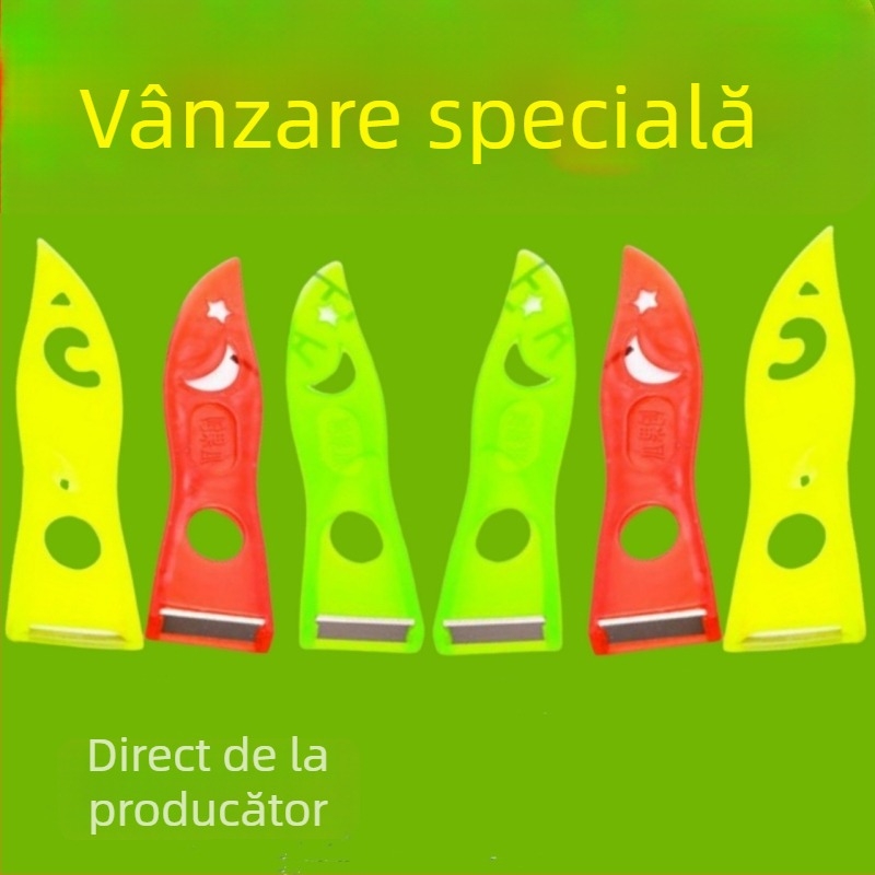 Peeler multifuncțional pentru fructe și legume, curățător de cartofi și legume, răzuitor din plastic