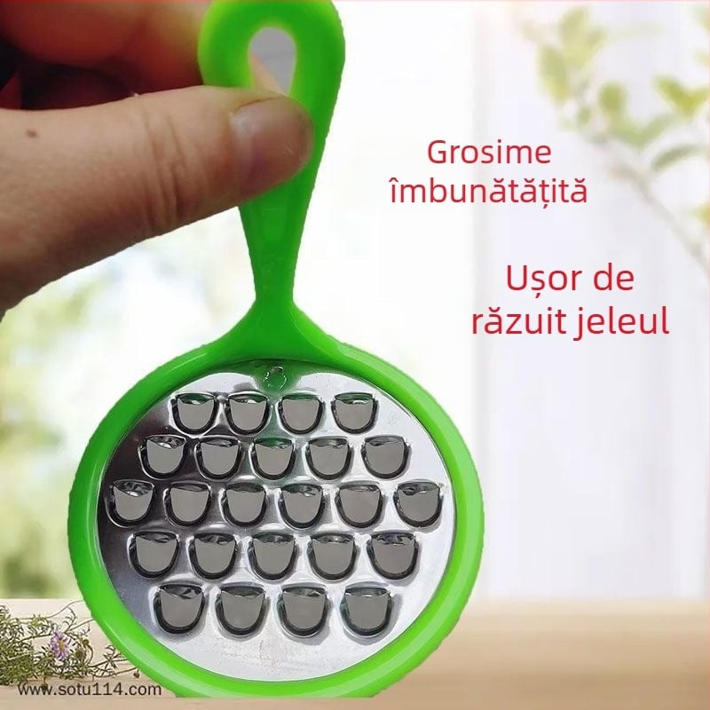 Racletă din oțel inoxidabil și plastic pentru uz casnic — instrument multifuncțional pentru jeleu și făină de mazăre