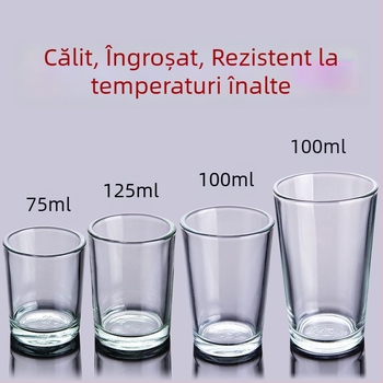 Set de pahare din sticlă temperată pentru băuturi, pentru uz casnic: pahare mici pentru shot, pahare de bere și pahare de apă