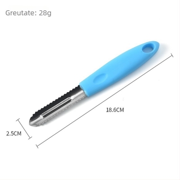 Instrument de bucătărie din oțel inoxidabil, multifuncțional pentru decojit fructe și legume și răzuitor pentru solzi de pește.