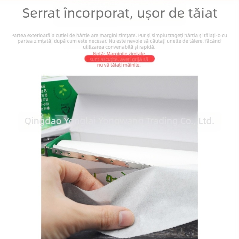 Pergament de copt cu acoperire din silicon pentru uz casnic – folie pentru cuptor și grătar, hârtie absorbantă de ulei pentru bucătărie
