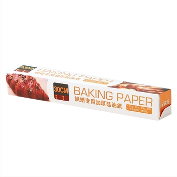 Hârtie de copt cu două fețe, cu strat de silicon, rezistentă la temperaturi înalte, 40 g/m²