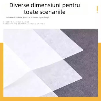Hârtie de copt cu PE, suporturi pentru patiserie, pâine și prăjituri, hârtie antiaderentă pentru cuptor