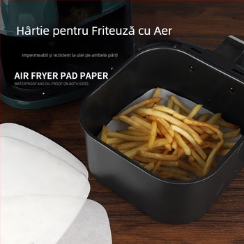Hârtie de copt cu acoperire din silicon pentru friteuză cu aer și coacere în cuptor