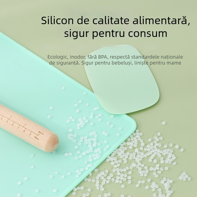 Covor de frământat din silicon, suprafață impermeabilă pentru aluat, bucătărie