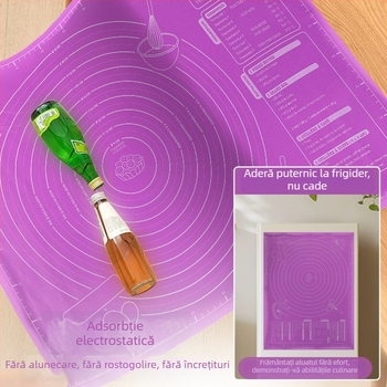 Covoraș din silicon pentru frământat aluat, de calitate alimentară, gros, în bucătărie casnică, antiderapant