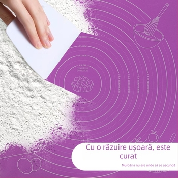 Covoraș din silicon pentru frământat aluat, de calitate alimentară, gros, în bucătărie casnică, antiderapant