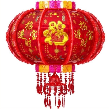 2026 Noul Model de Lampioane Rotative pentru Intrare, Pereche de Lampioane Colorate pentru Anul Nou Chinezesc, Lampioane cu Șapte Culori pentru Balcon, Decor LED pentru Casă