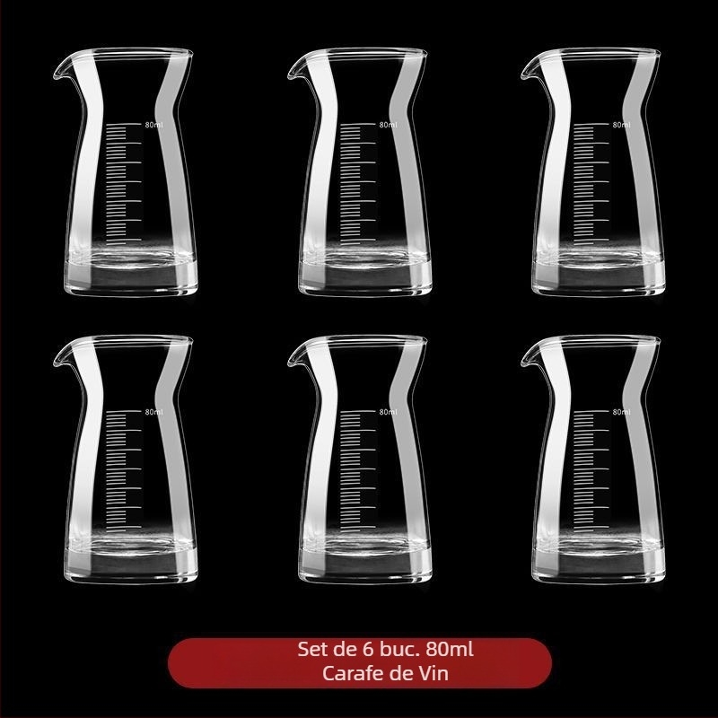 Set de pahare din cristal fără plumb pentru băuturi spirtoase, pahare mici de vin în stil antic