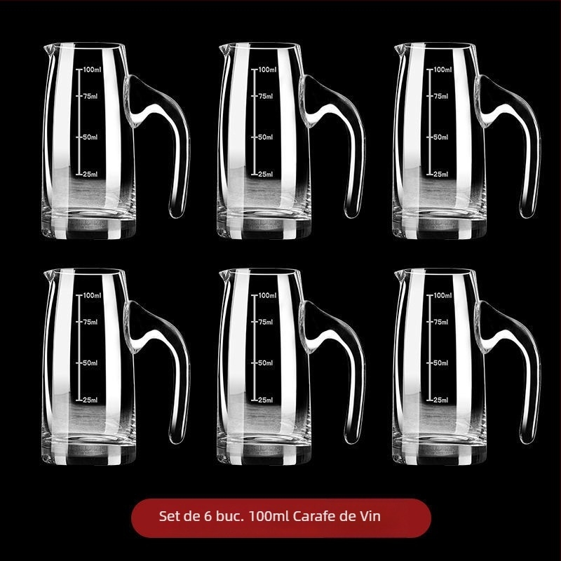 Set de pahare din cristal fără plumb pentru băuturi spirtoase, pahare mici de vin în stil antic