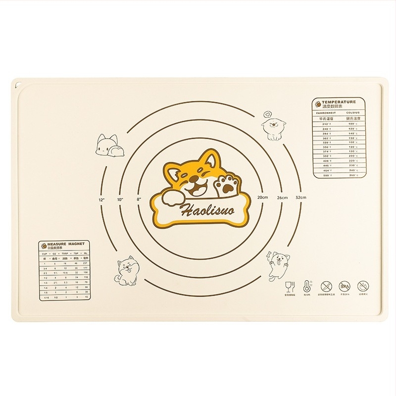 Covoraș din silicon pentru întins și frământat aluat, calitate alimentară, bucătărie, 60×40 cm