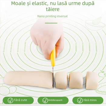 Covoraș din silicon pentru frământat, de calitate alimentară, gros, suprafață anti-derapantă pentru bucătărie acasă