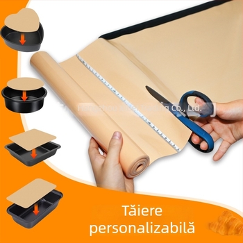 Rulă de silicon pentru copt, reglabilă, dimensiune mare 10 picioare, antiaderent pentru aluat, rezistentă la temperaturi înalte