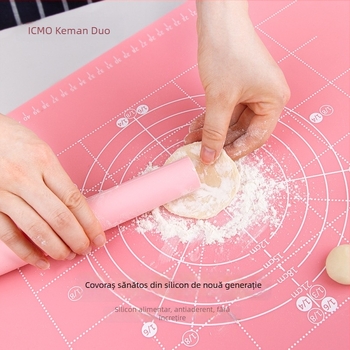 Covoraș din silicon pentru frământat, de calitate alimentară, antiaderent, rezistent la temperaturi înalte, 60×40 cm, antiderapant