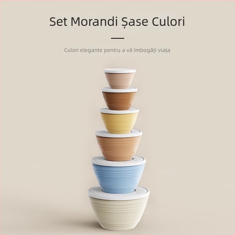 Alamaid set multifuncțional de boluri pentru mixare și coacere pentru uz casnic — mixarea ouălor și frământarea aluatului, spălarea legumelor și a salatelor, de calitate alimentară