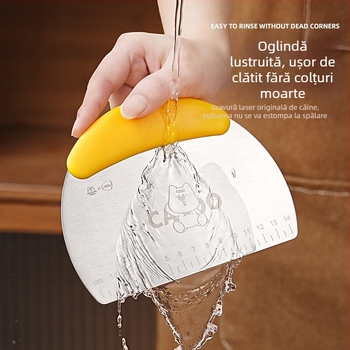 Cakoo Cuțit din oțel inoxidabil pentru aluat și spatulă pentru aluat, cremă și tort; spatulă pentru gem