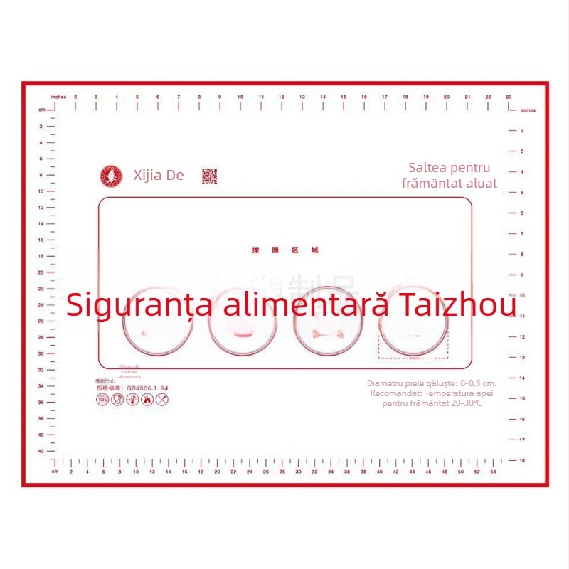Covoraș de frământat din silicon alimentar, 50×60 cm, mare