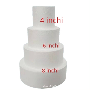 Model de tort din spumă pentru decor fondant, formă de copt, bază din spumă, turn de gustări 4–12 inch