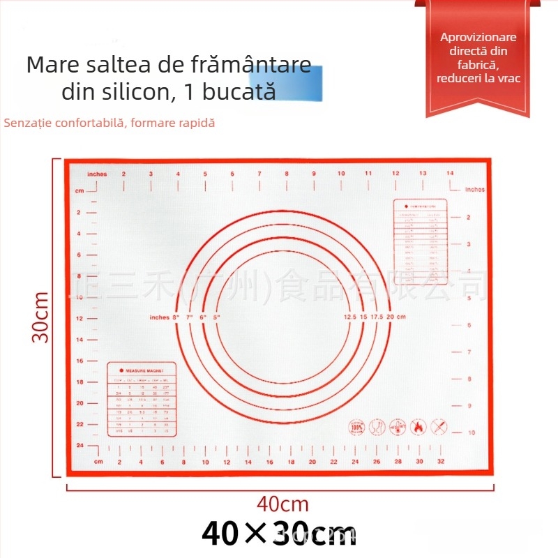 Formă din silicon pentru modelarea bilelor de orez și covoraș de frământat, pentru utilizare casnică sau comercială