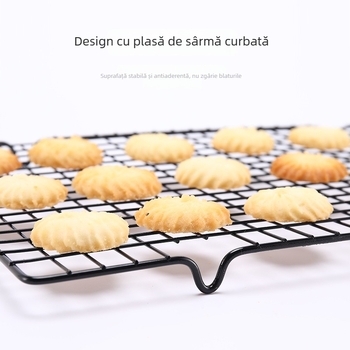 Raft invers de răcire pentru chec chiffon, grilă de copt antiaderentă, dimensiune mică