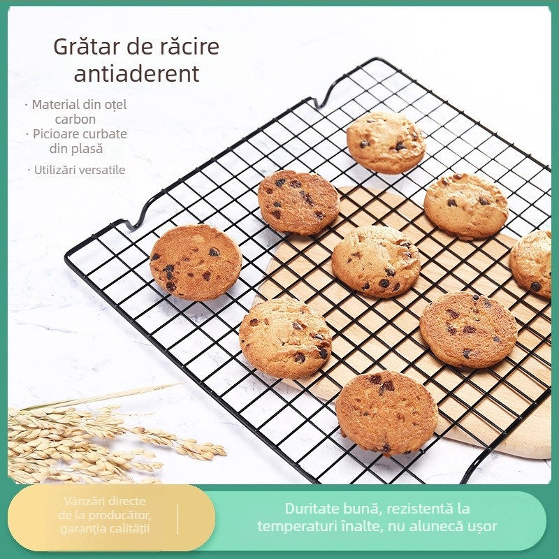Raft invers de răcire pentru chec chiffon, grilă de copt antiaderentă, dimensiune mică