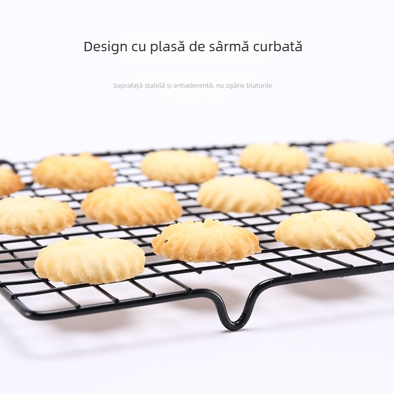 Raft invers de răcire pentru chec chiffon, grilă de copt antiaderentă, dimensiune mică