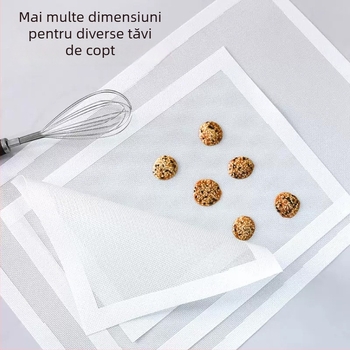 Tavă de copt din silicon cu plasă goală pentru fursecuri, de calitate alimentară, respirabilă, pentru glazură