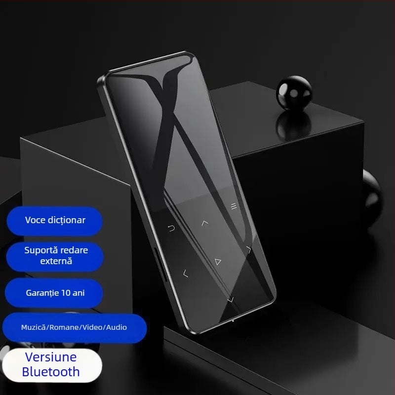 Player Bluetooth MP4 cu ecran tactil, MP3 compact, stil Walkman P3, cititor de ebook, USB