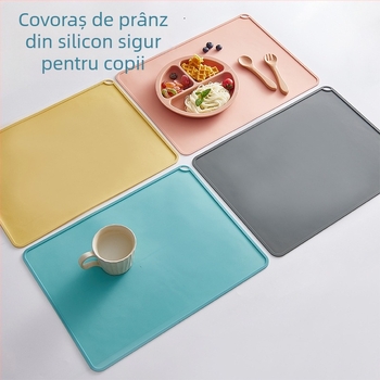 Covoraș din silicon gros pentru frământat și întins aluat, antiaderent, mare, din silicon de calitate alimentară