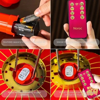 Fitil LED pentru felinare, accesorii cu telecomandă și temporizator