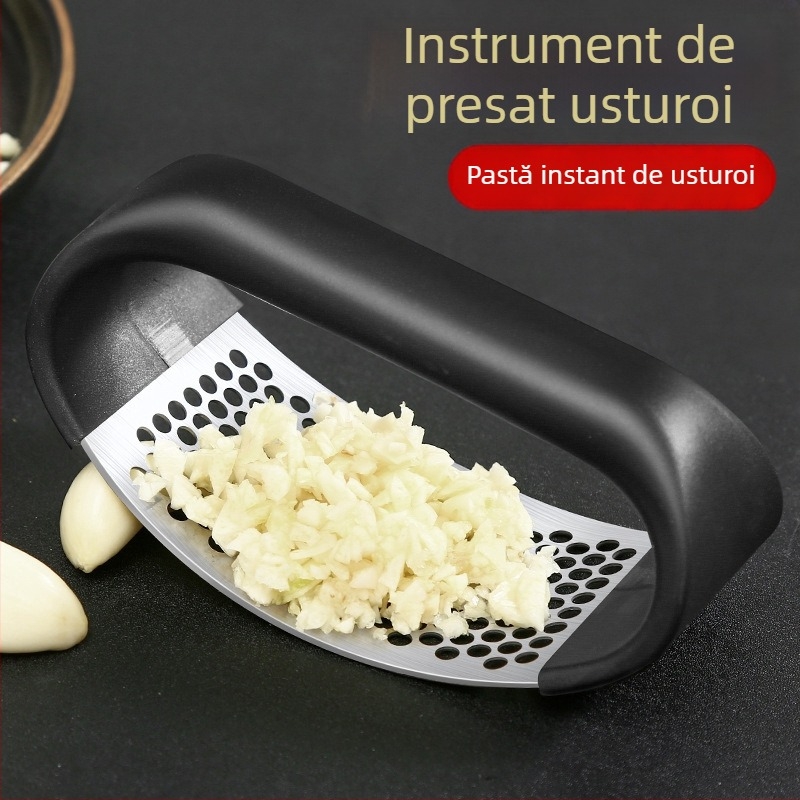 Presă circulară pentru usturoi și zdrobitor, curățător de usturoi, unealtă de bucătărie pentru uz casnic