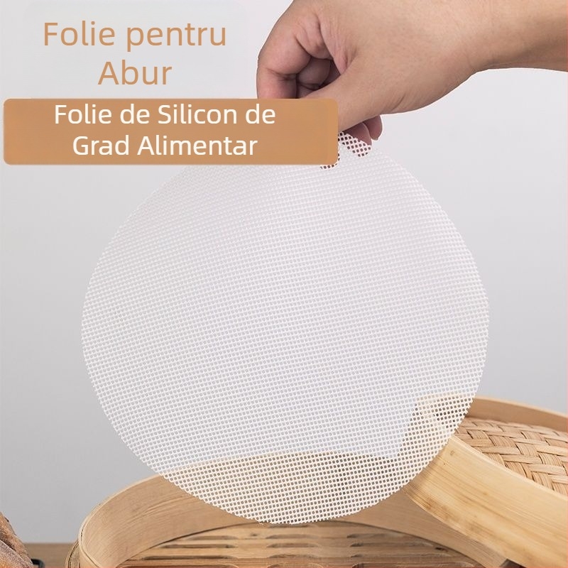 Covoraș din silicon pentru aburi – antiaderent, rezistent la temperaturi înalte, pentru gătit la abur și coacere