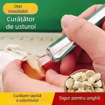 Clip pentru curățarea usturoiului din oțel inoxidabil