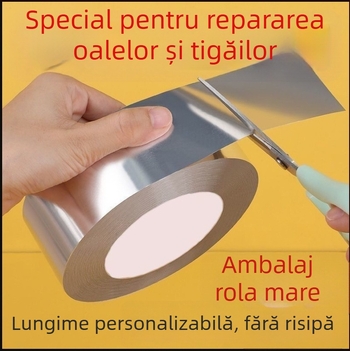 Autocolante de bucătărie rezistente la apă și la ulei, folie de aluminiu pentru etanșarea marginilor chiuvetei și a blatului