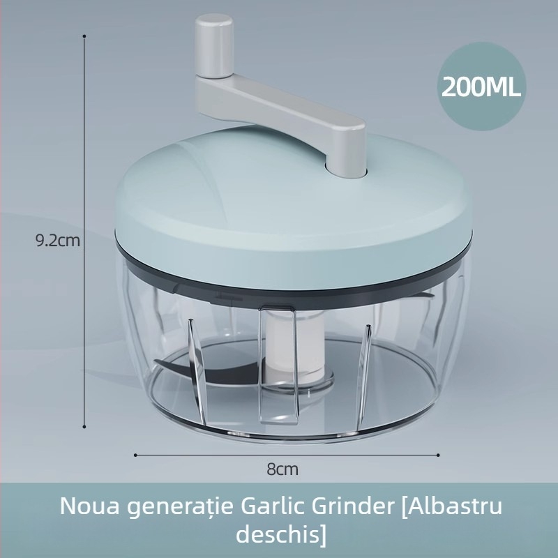 Presă de usturoi manuală, măcinător de usturoi, tocător de usturoi, curățător de usturoi