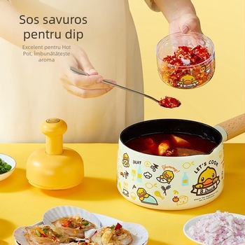 Mini presă manuală de usturoi și zdrobitor de usturoi