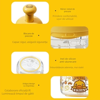 Mini presă manuală de usturoi și zdrobitor de usturoi