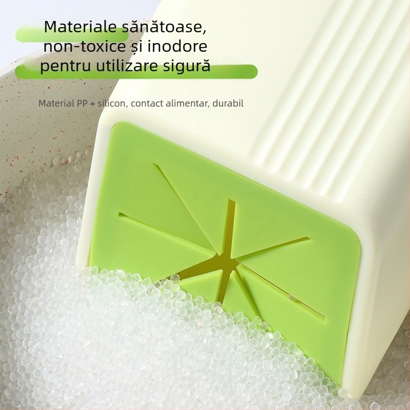 Organizator din silicon pentru folie alimentară, montat pe perete, bucătărie