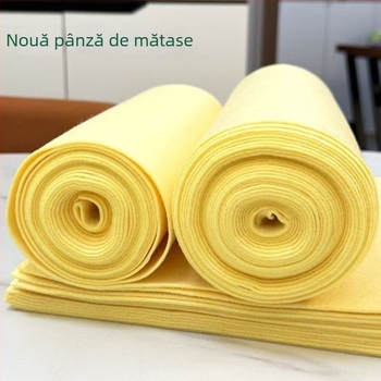 Cârpă din loofah galbenă, îngroșată, pentru bucătărie, acasă; absoarbe apa și grăsimile, nu absoarbe ulei, nu lasă scame, burete de vase